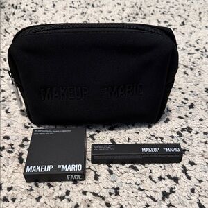 Makeup By Mario Black Cosmetic Trio Highlighter & Lip Creme